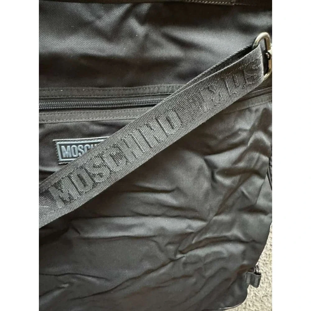 Moschino Nylon‎ Convertible Travel Luggage Garment Bag Black Large 20
